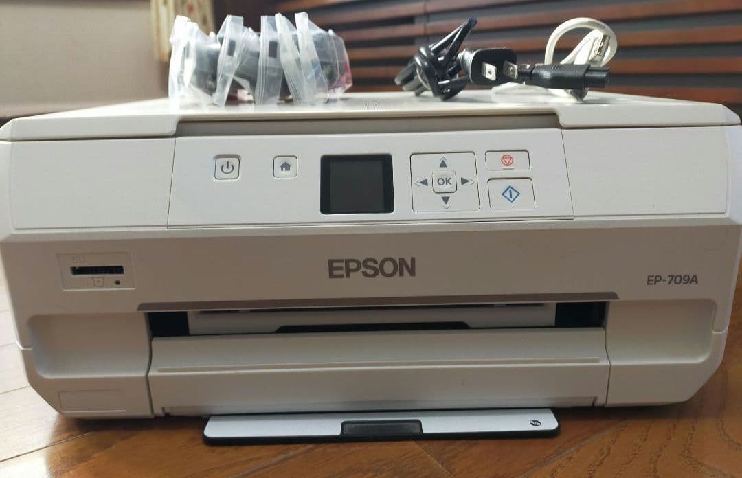【ジャンク品】EP-709A プリンター　エプソン　インク付き