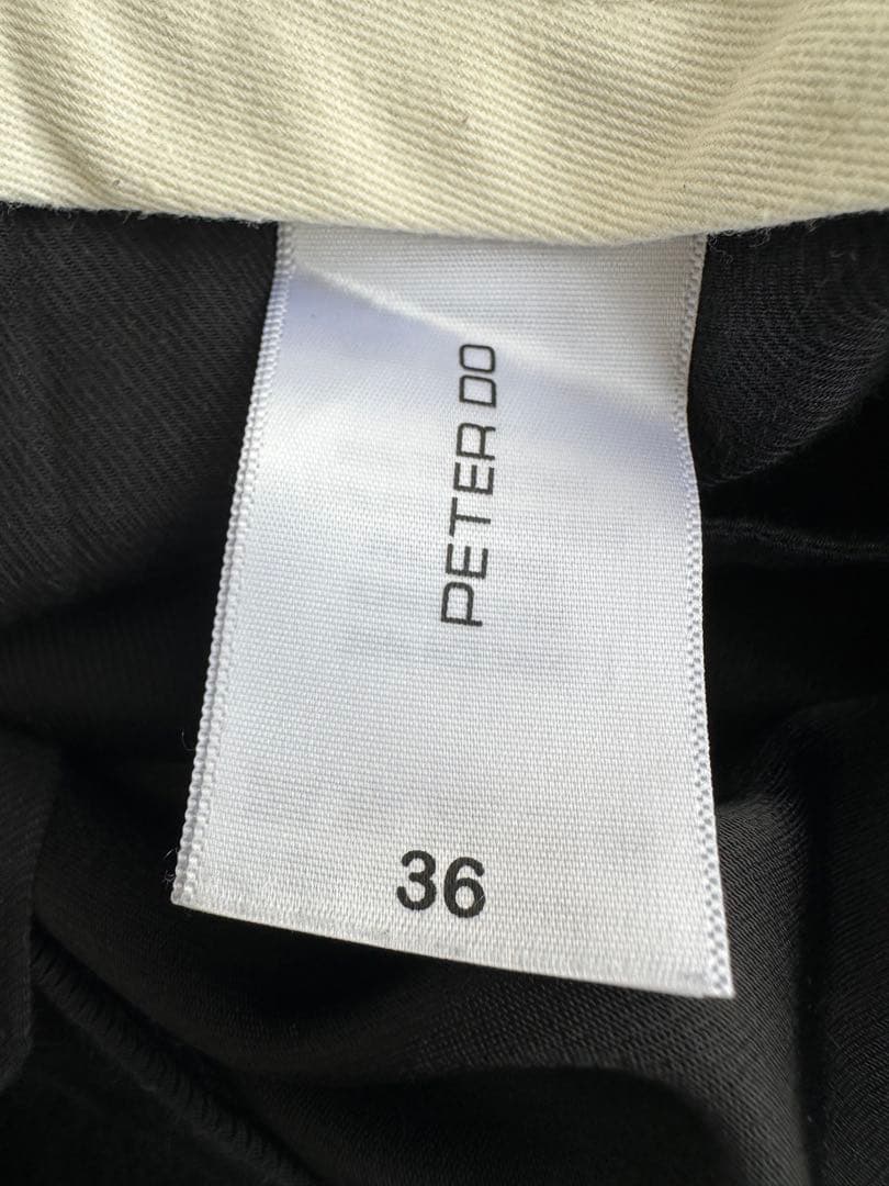 パンツ aw19\"peter do\"wide straight slacks