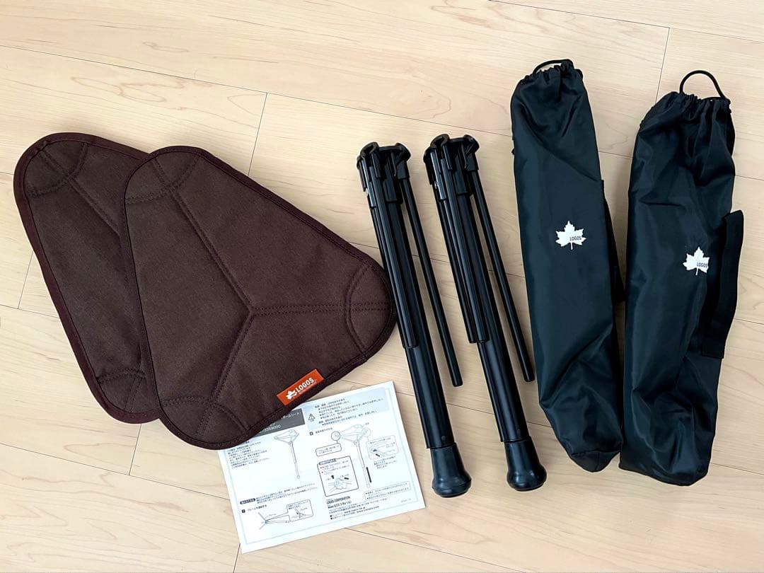 ロゴス LOGOS エアライト1ポールチェアハイポジション チェア 2セット