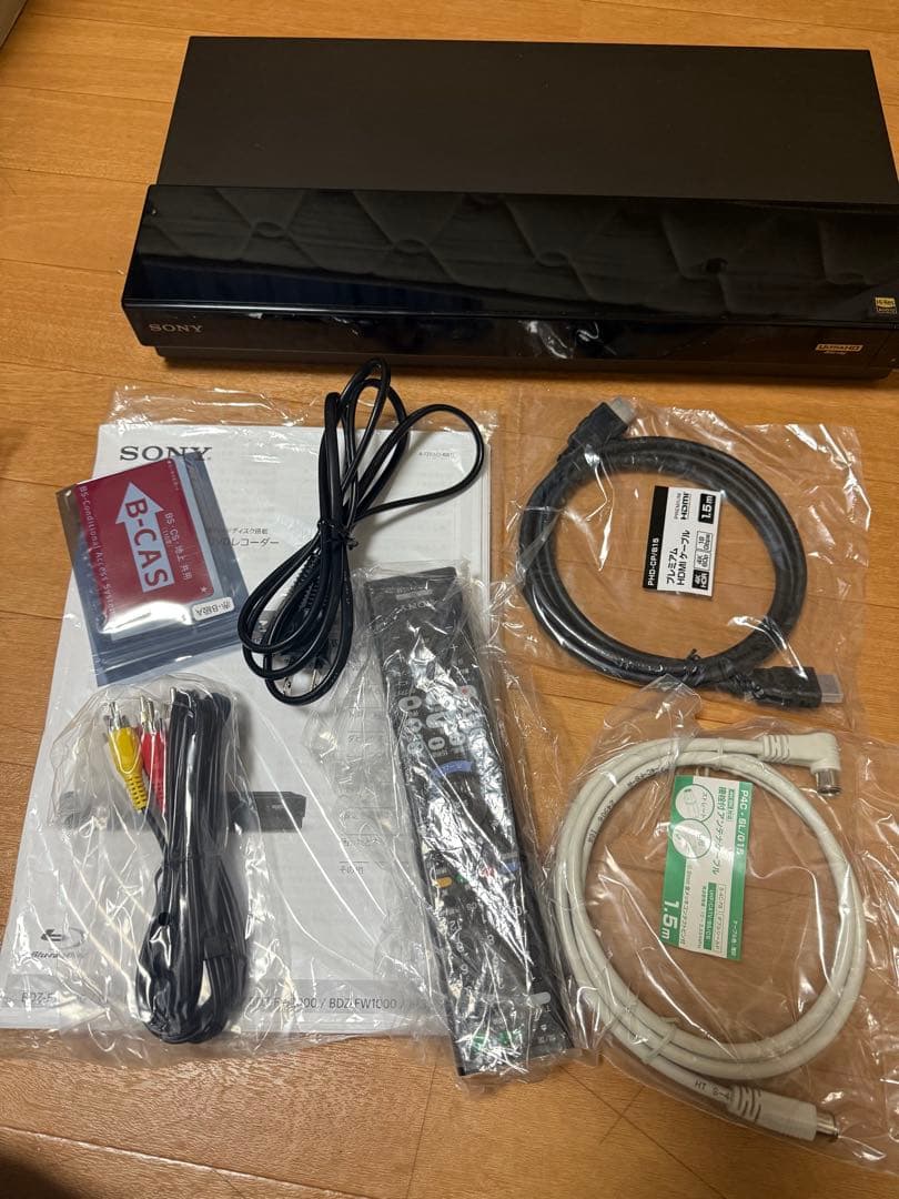 SONY HDD3TBブルーレイレコーダー BDZ-FT3000 外