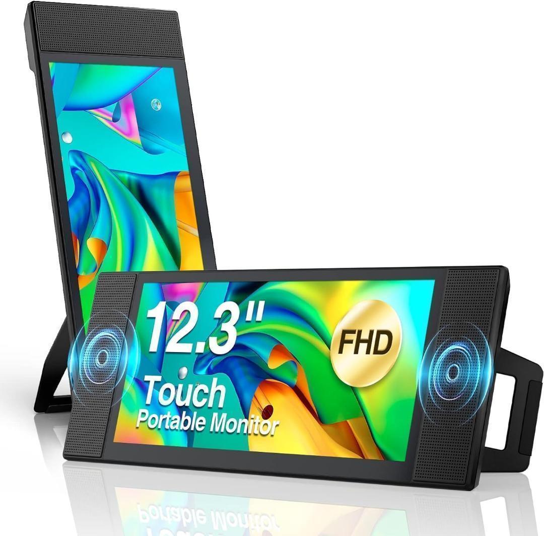 モバイルモニター タッチパネル 12.3インチ FHD 1920×860 軽量