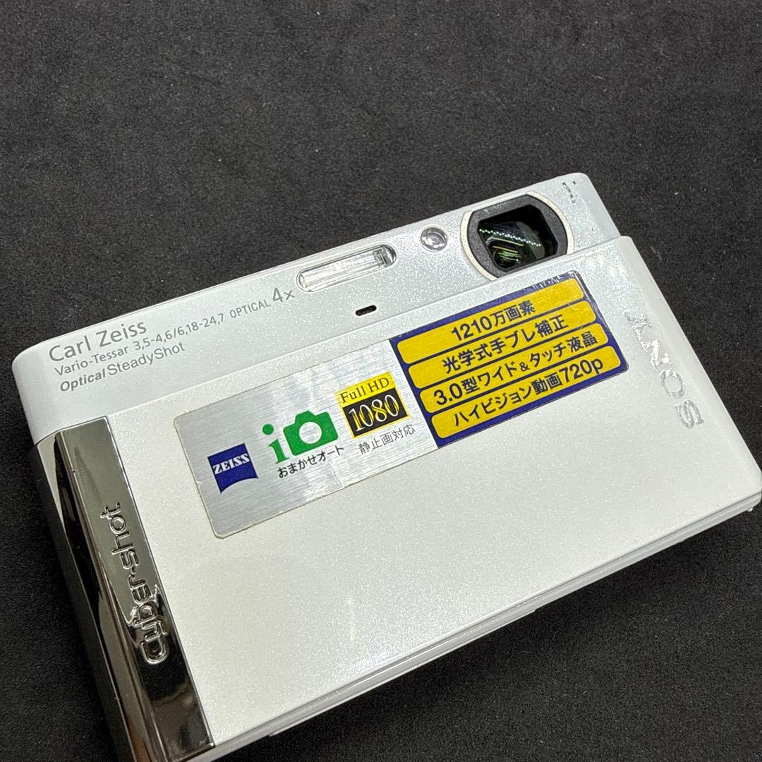 SONY Cyber-shot DSC-T90 デジタルカメラ シルバー 動作品