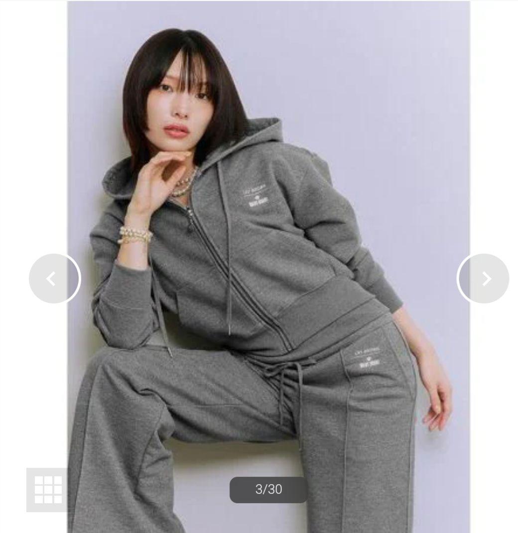 LILY BROWN×MARY QUANT スウェットパンツ グレー