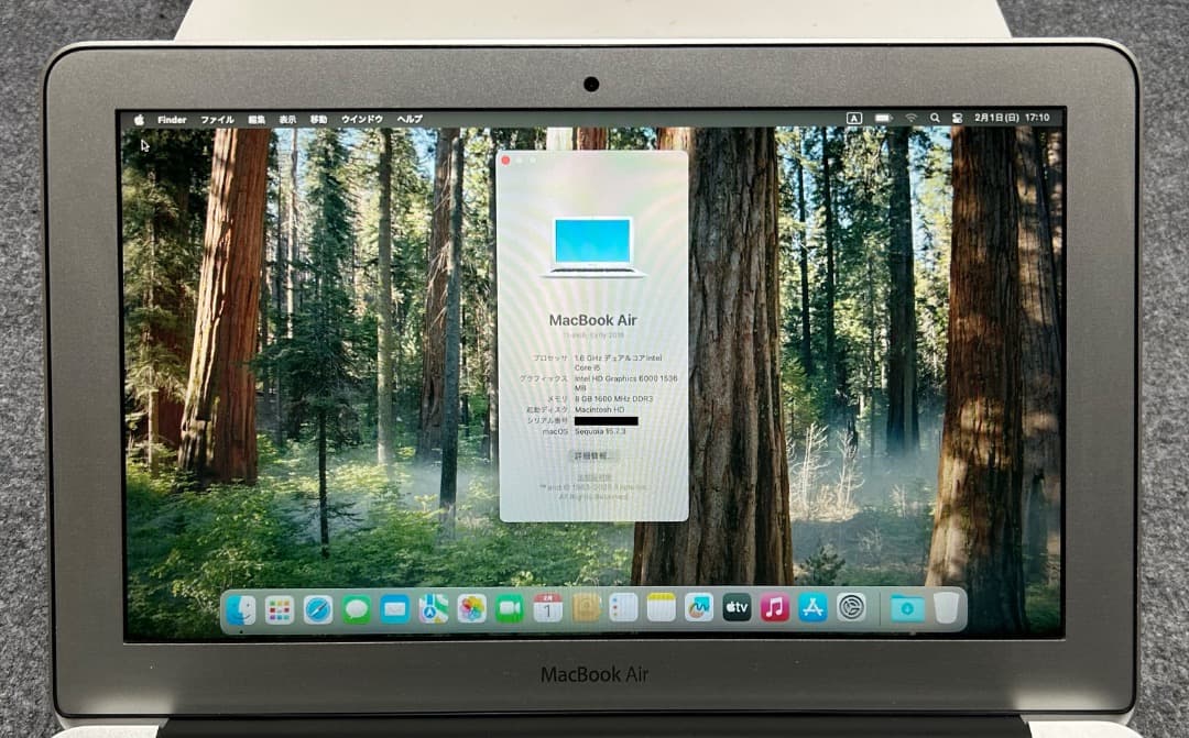 Macbook Air 2015 i5 8Gb 512Gb 11インチ 美品 2