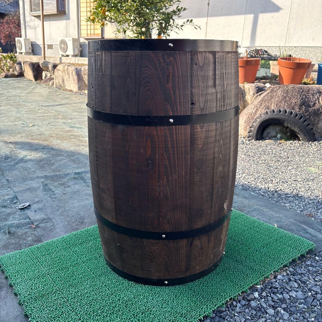 コーヒー樽　木樽　　蓋なし