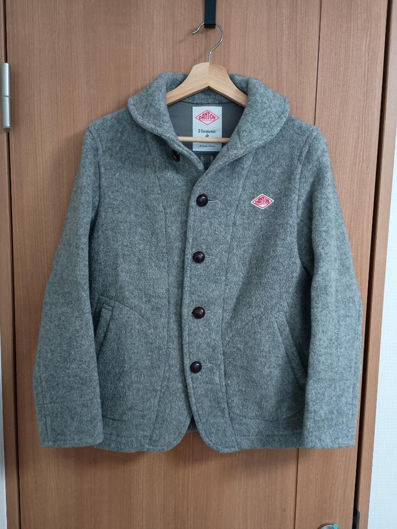あおママさん専用【美品】DANTON ウールモッサコート/S-Mサイズ/グレー