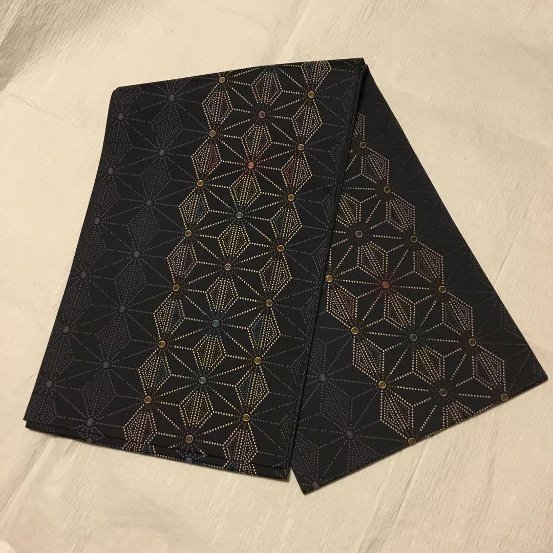 袋帯　綜錦織　ムガシルク使用　帯締めお付けいたします