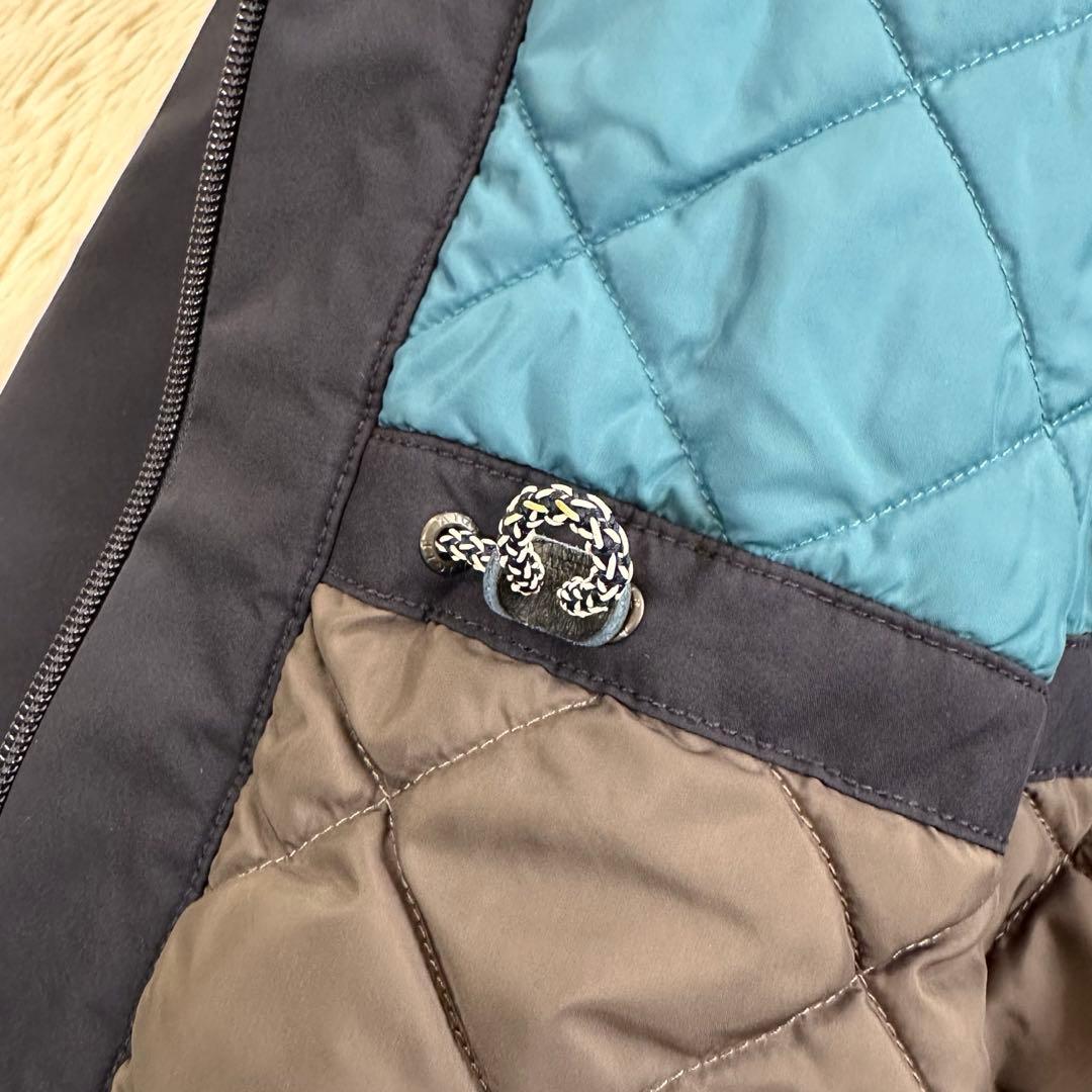 美品 エーグル 洗える ゴアテックス コート ジャケット キルティング 濃紺 L