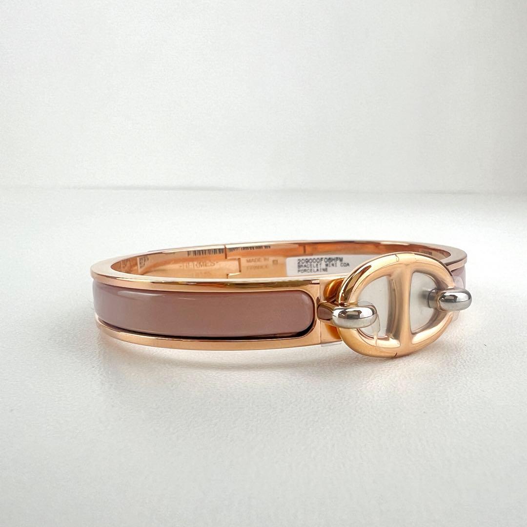 新品未使用　HERMES エルメス　ミニクリックシェーヌダンクル　ローズ