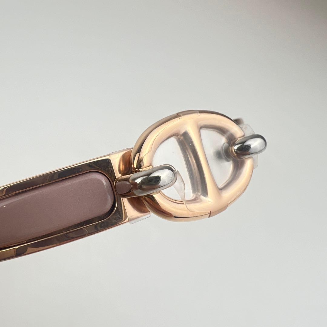 新品未使用　HERMES エルメス　ミニクリックシェーヌダンクル　ローズ