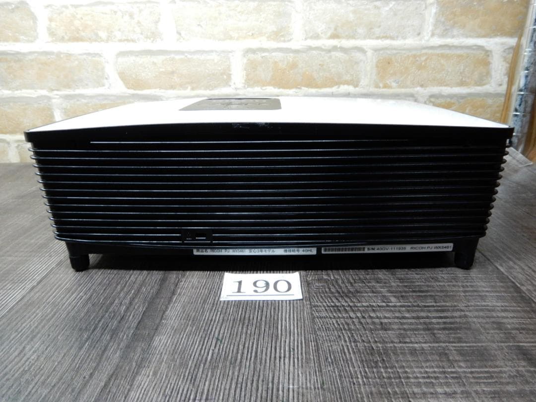 RICOH 4,100lm DLP方式 プロジェクタ☆リモコン付き☆WX5461
