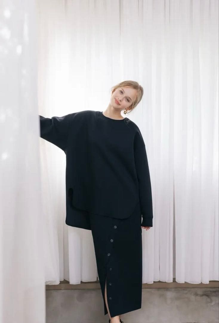 【pois】marshmallow pulloverブラック❤︎