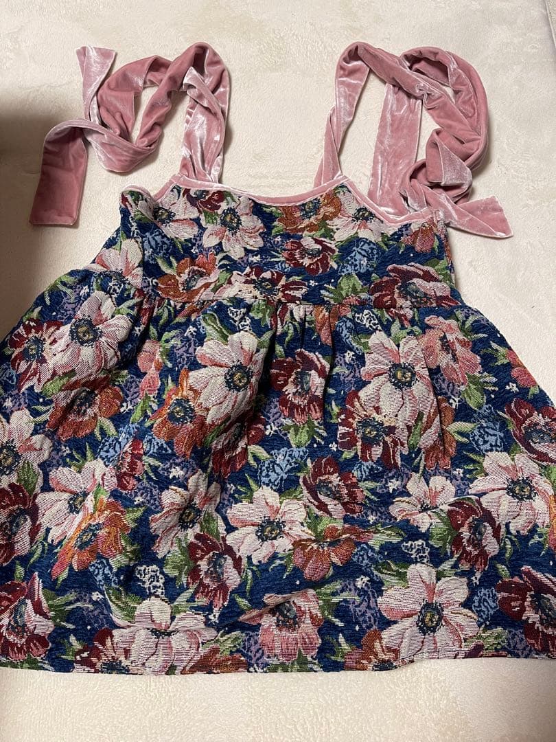 【新品未使用】 POPPY ゴブラン リボン チュニック あさぎーにょ