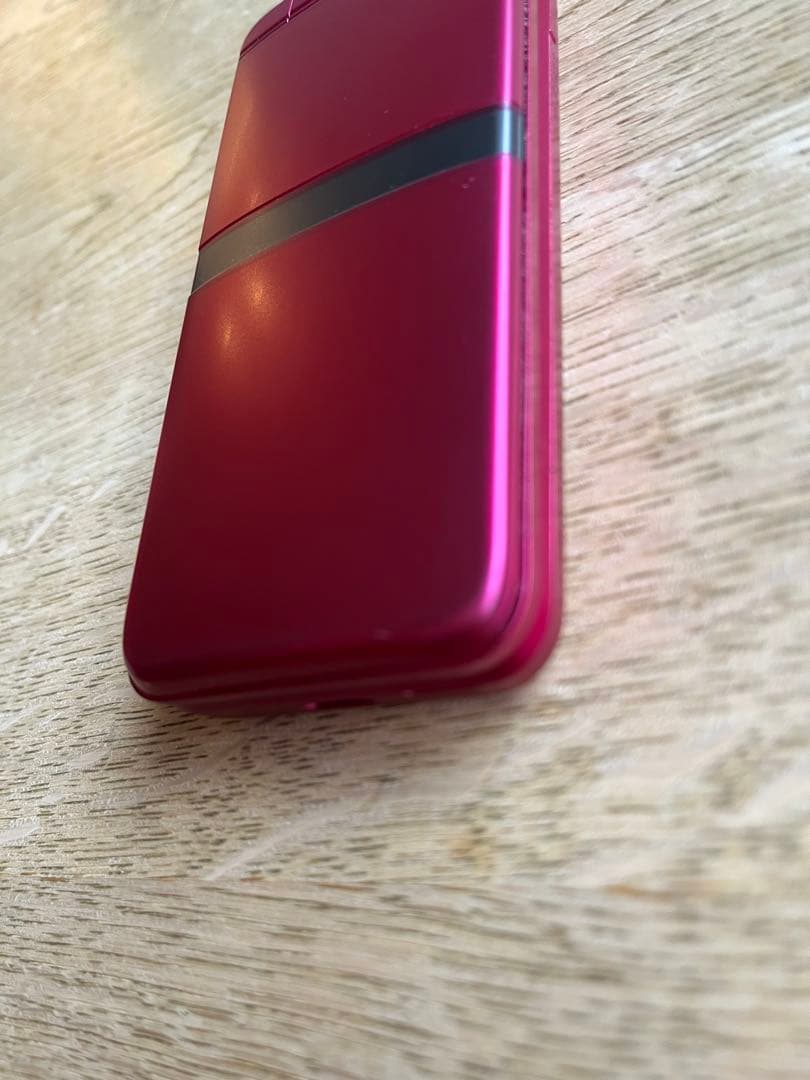 【美品】京セラDIGNO KY-42C レッド 折りたたみ携帯電話 ガラホ