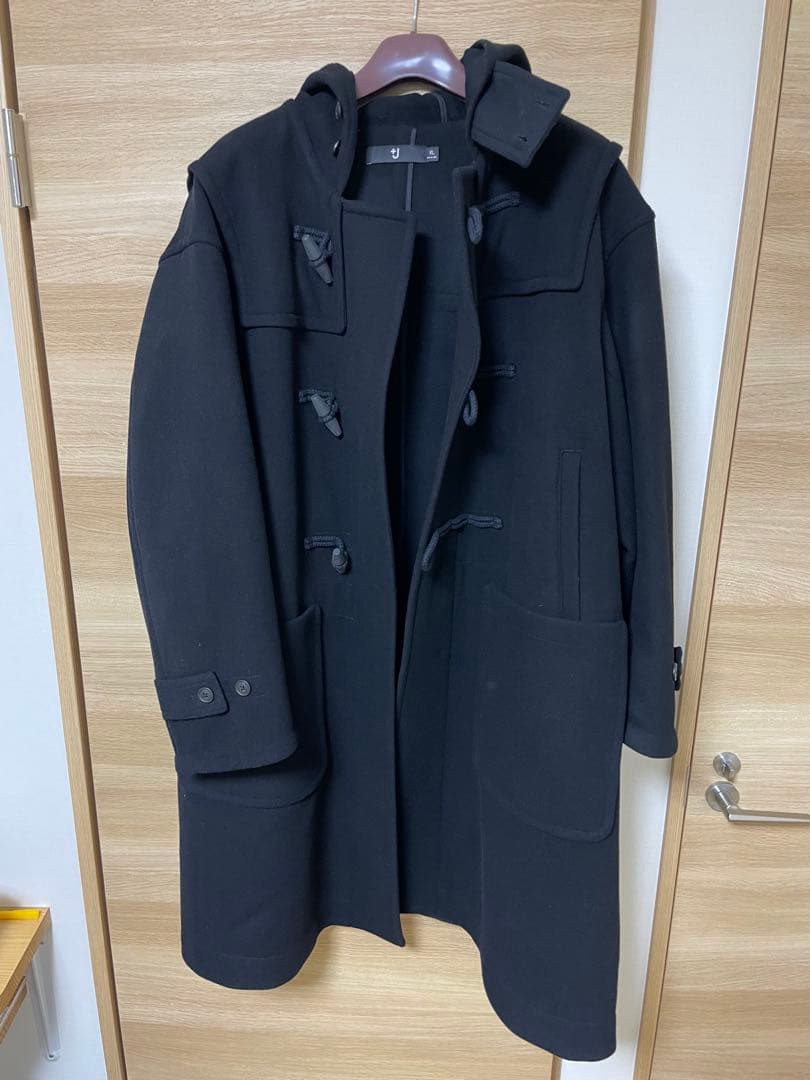 だ*ー様 ユニクロ　+J ダッフルコート ブラック XL