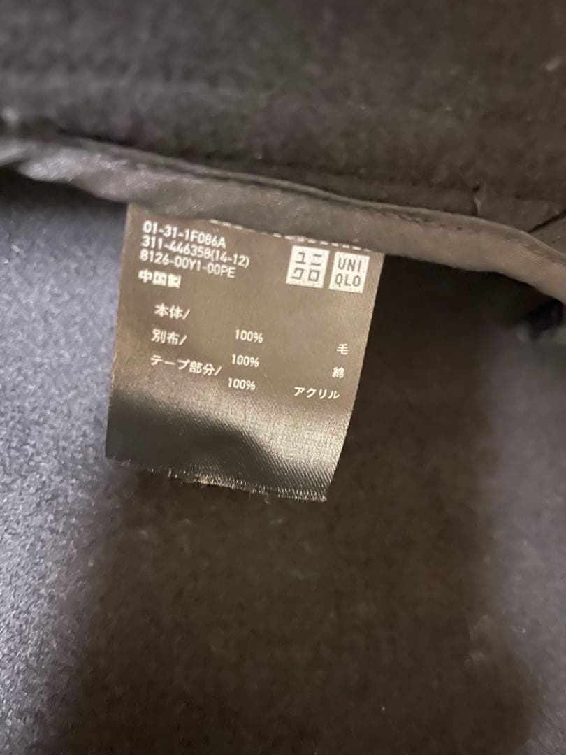 だ*ー様 ユニクロ　+J ダッフルコート ブラック XL