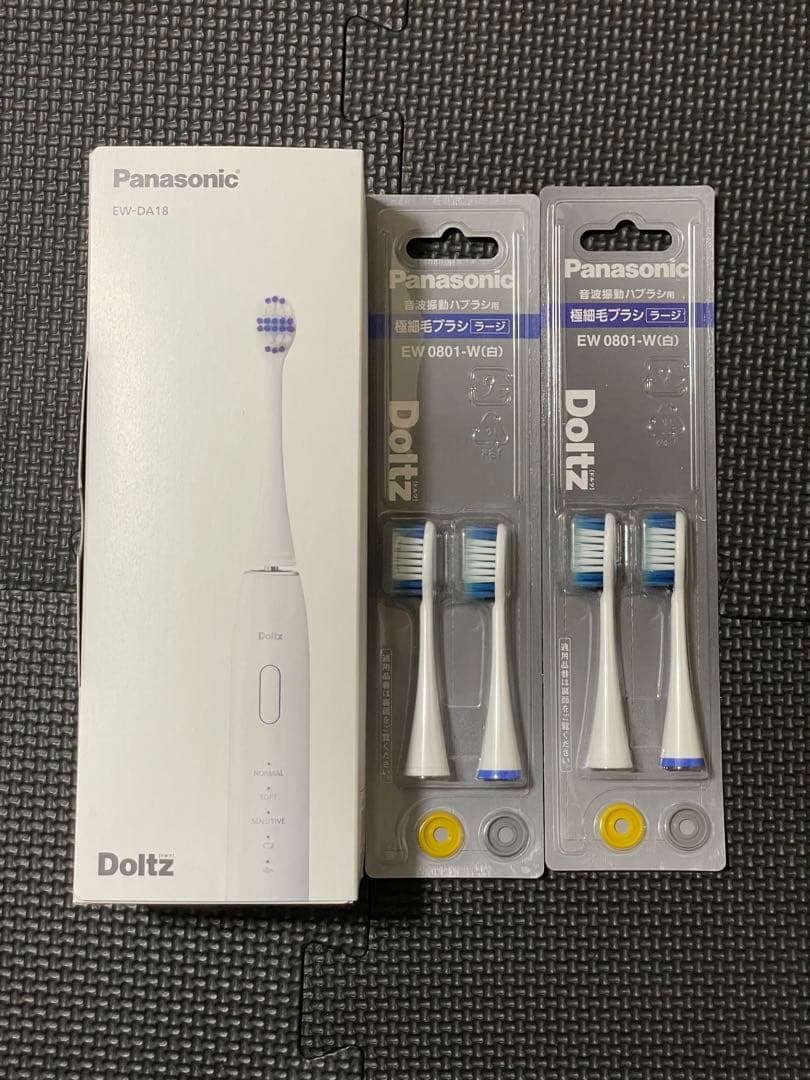 パナソニック ドルツ 音波振動ハブラシ EW-DA18-W 替えブラシ