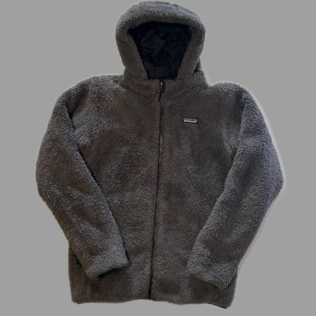 Patagonia フリースダウンジャケット　リバーシブル　ボア　フード着脱　S