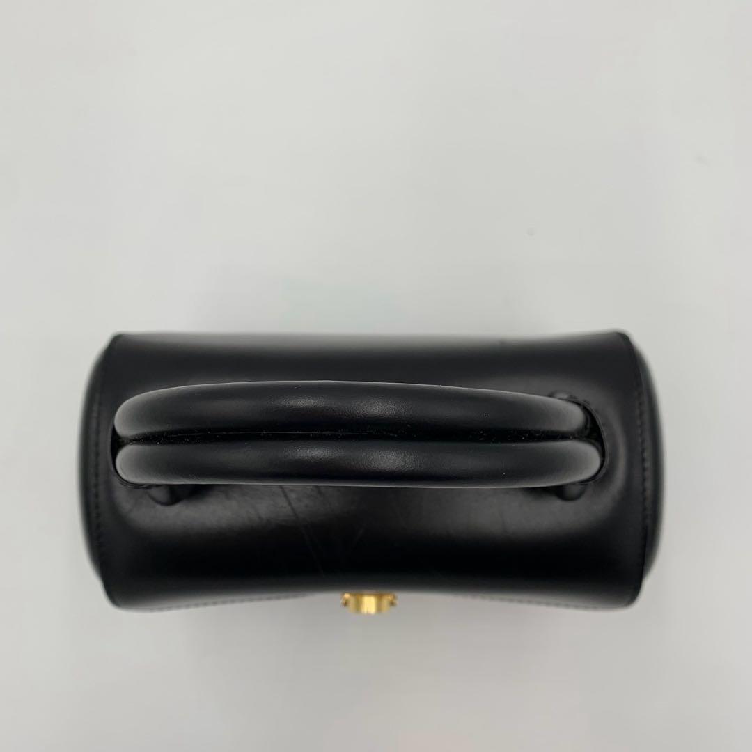 極美品 ロエベ トップハンドル ハンドバッグ アナグラム バニティ フォーマル