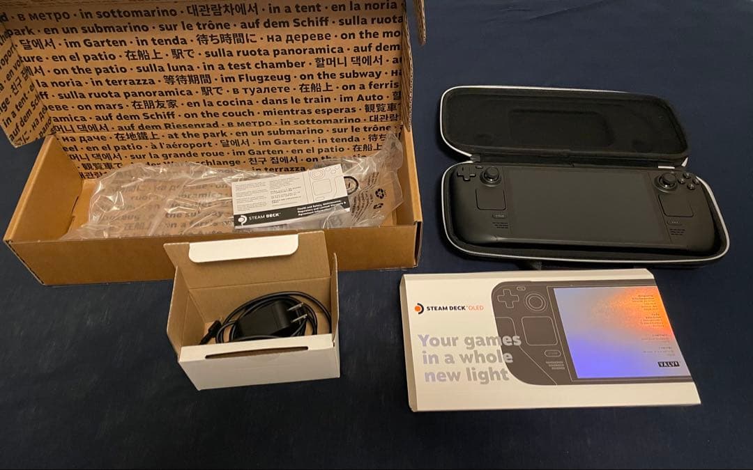 Steam Deck 512GB OLED ケース　充電器付き