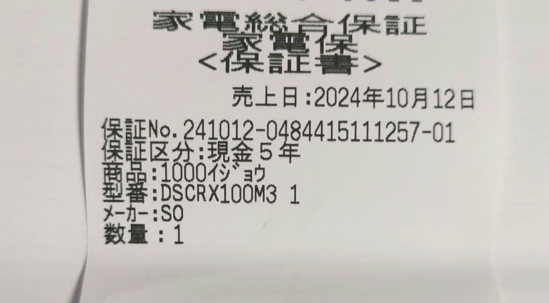 【美品】SONY DSC-RX100M3 付属品多数