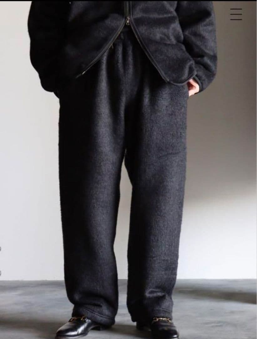 パンツ blurhms COTTON SILK FLEECE PANTS 3