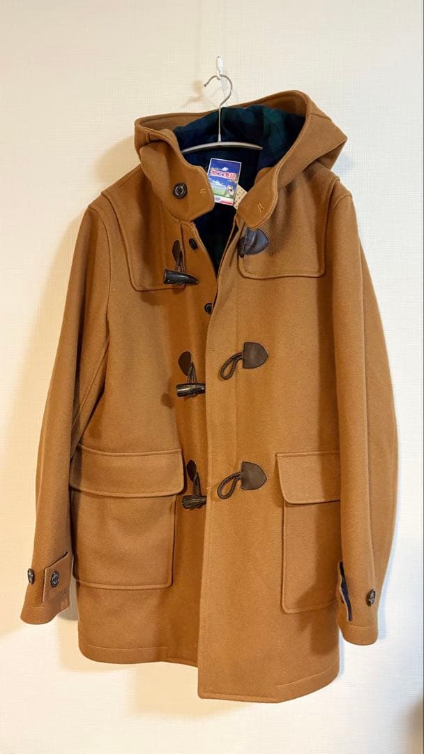 【美品】FRED PERRY フレッドペリー ダッフルコート Mサイズ キャメル