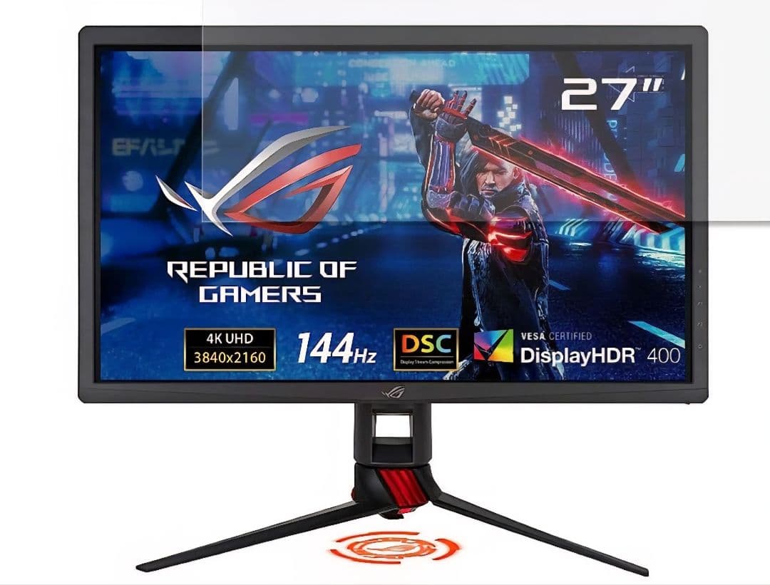 ROG STRIX XG27UQ 27インチ4K 144HZ HDR モニター