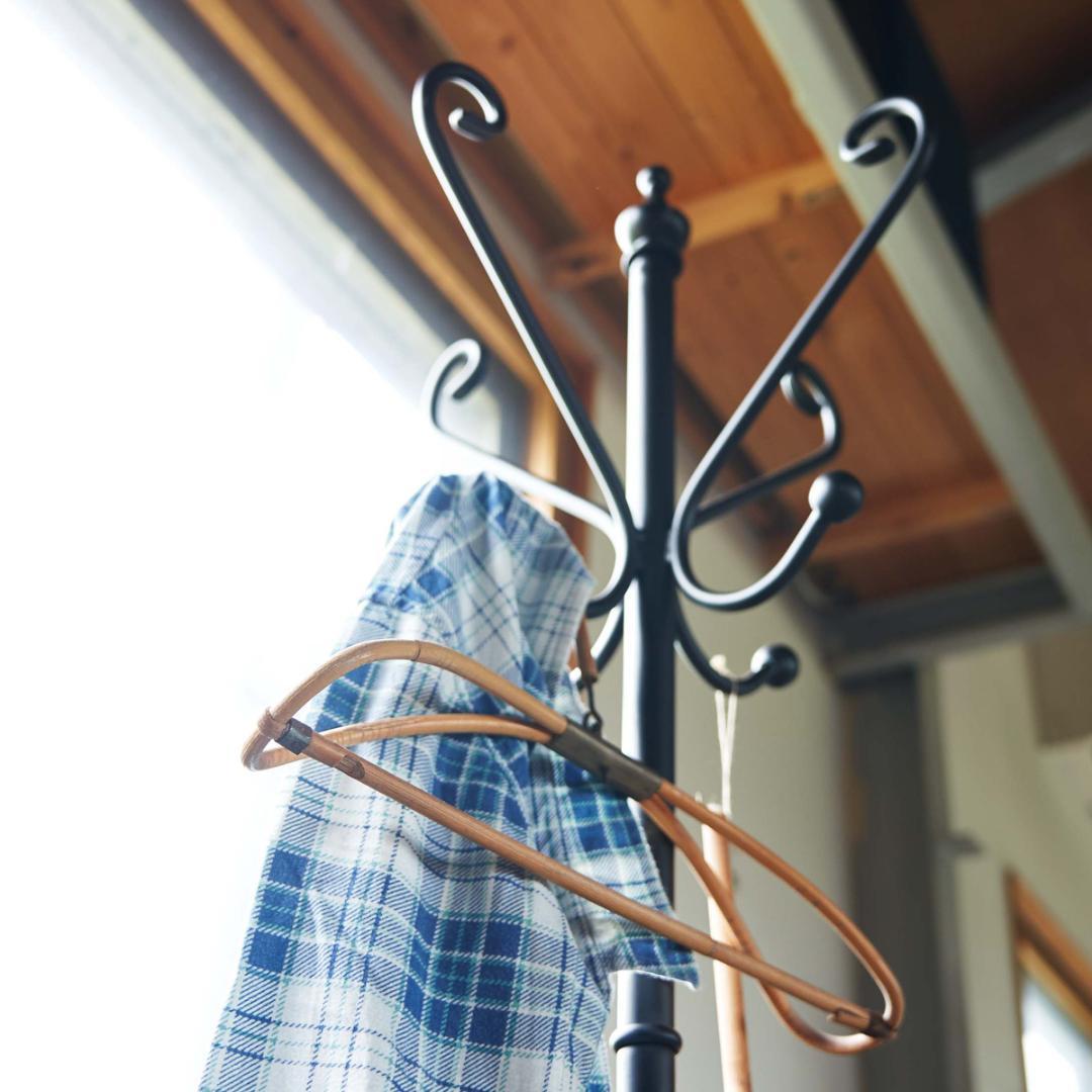 ポールハンガー アイアン 洋服 コート 収納家具 アンティーク ヴィンテージ