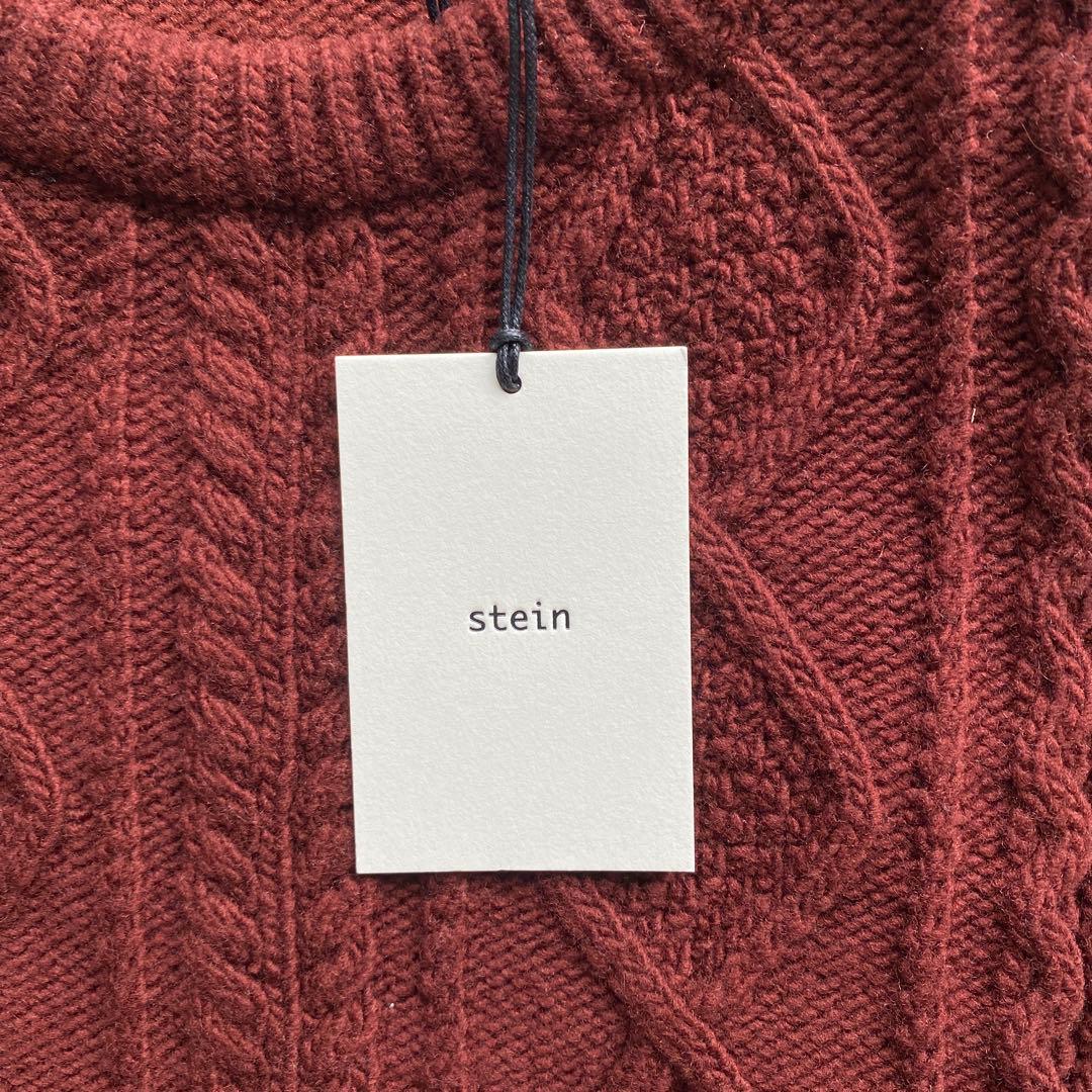 新品♡タグ付♡ stein OVERLAPED CABLE KNIT VEST