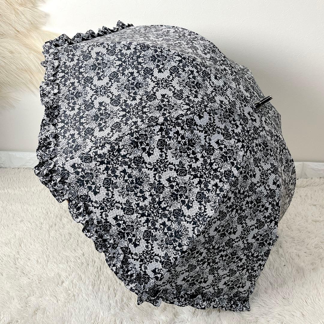 Rose Blanc 日傘 レディース 100％ 完全遮光 晴雨兼用 ショート