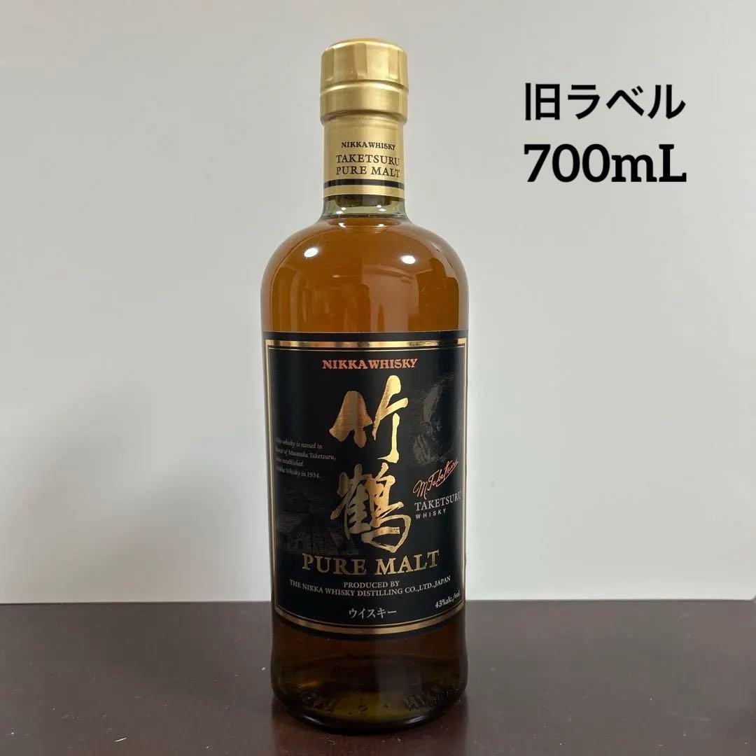 Nikka 竹鶴 ピュアモルトウイスキー 黒ラベル43度 700ml