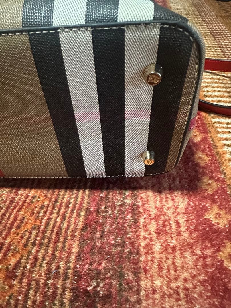 Burberry チェック柄 ハンドバッグ ショルダーバッグ ツーウェイ 中型