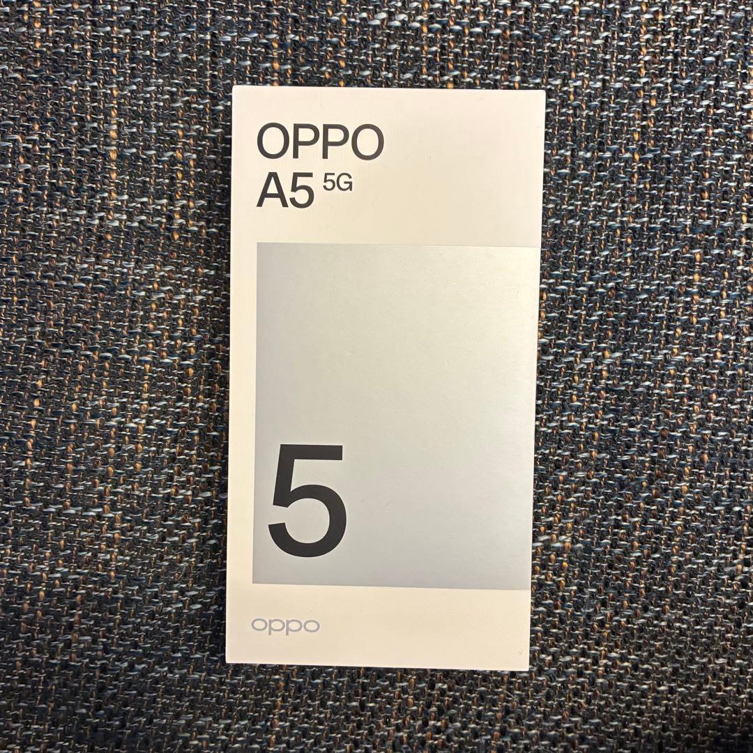 OPPO A5 5G ホワイト 通電確認のみ 未使用