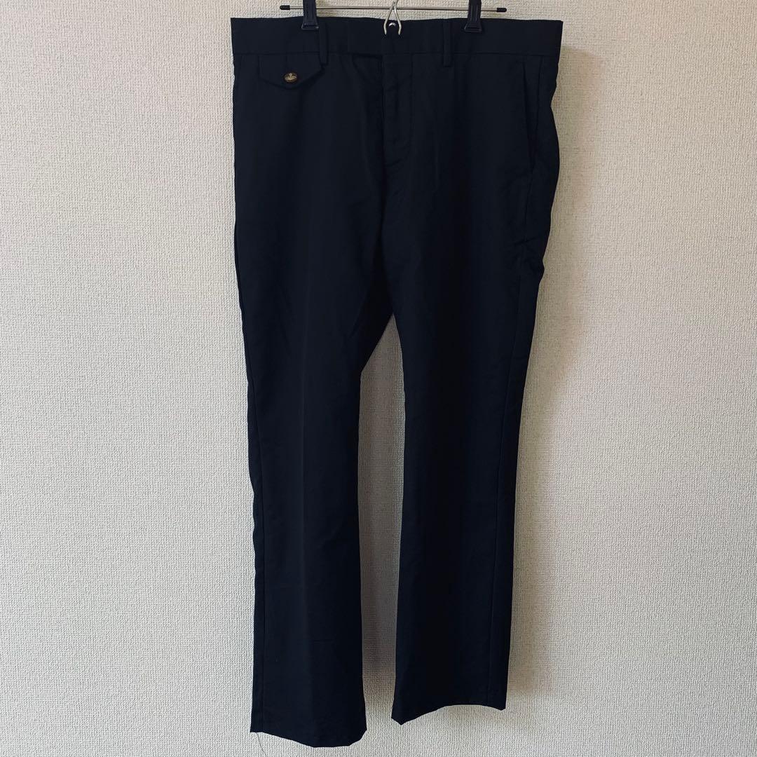 Vivienne Westwood MAN ウールパンツ　オーブボタン　黒　50