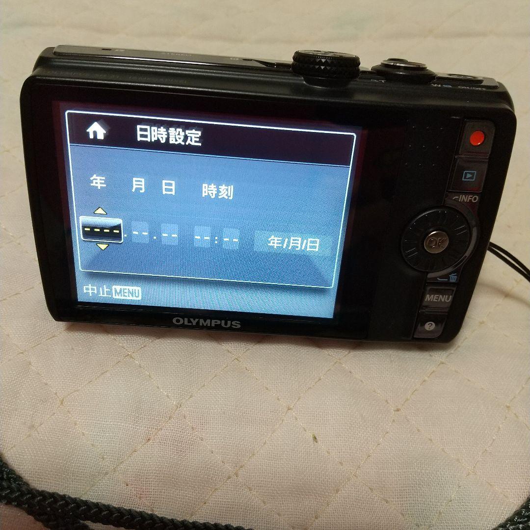 OLYMPUS デジタルカメラSH-21 ブラック 付属品、元箱あり 中古品