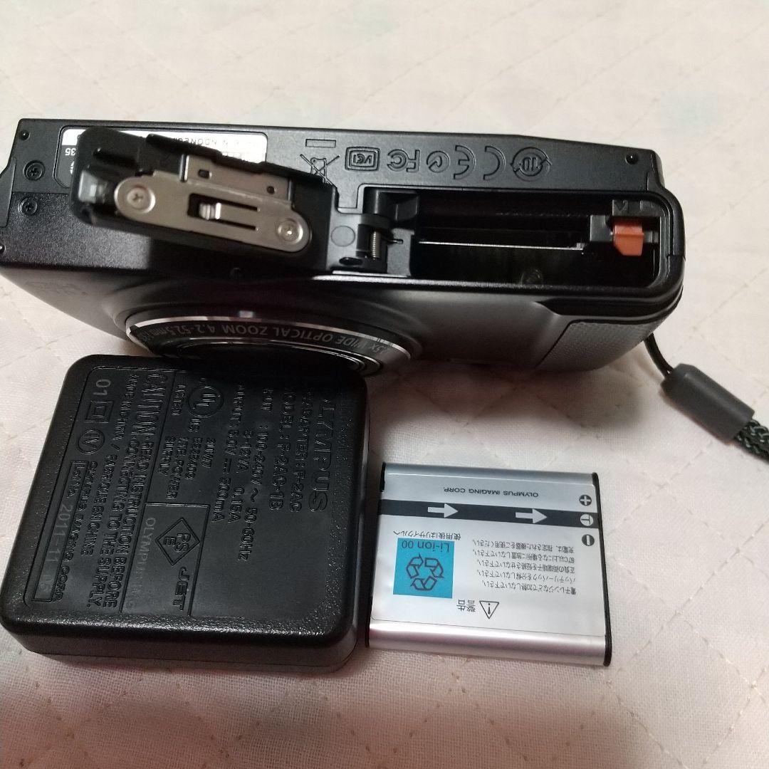 OLYMPUS デジタルカメラSH-21 ブラック 付属品、元箱あり 中古品