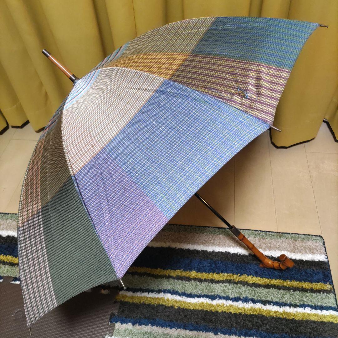 ヴィヴィアンウエストウッド　チェック柄 マルチカラー 長傘