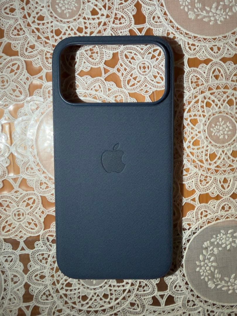 Apple純正 iPhone17 Pro Max TechWovenケースブルー