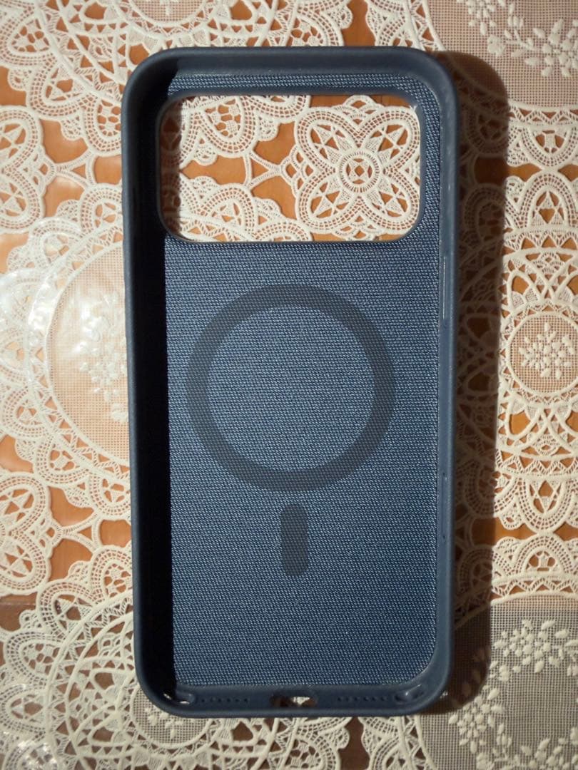 Apple純正 iPhone17 Pro Max TechWovenケースブルー