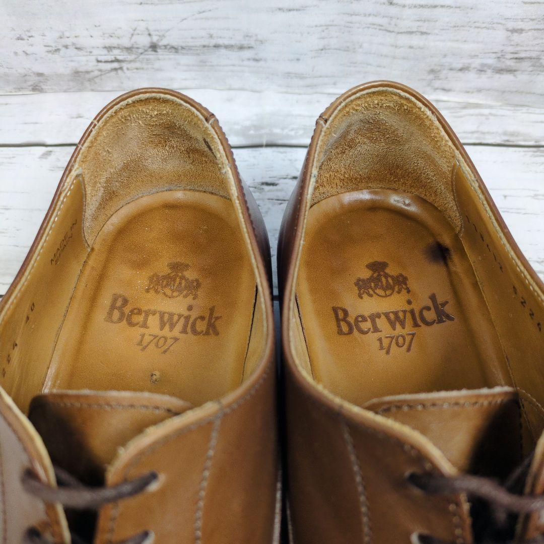 s*o様 良品【Berwick】バーウィック ブラウン ストレートチップ40 2