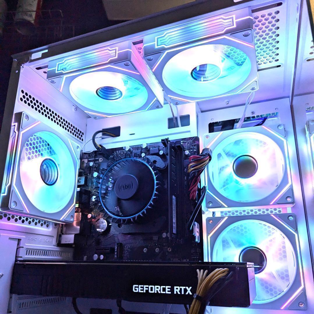 【TITANIUM】✨高性能✨白い光る✨ゲーミングPC✨RTX3080 2