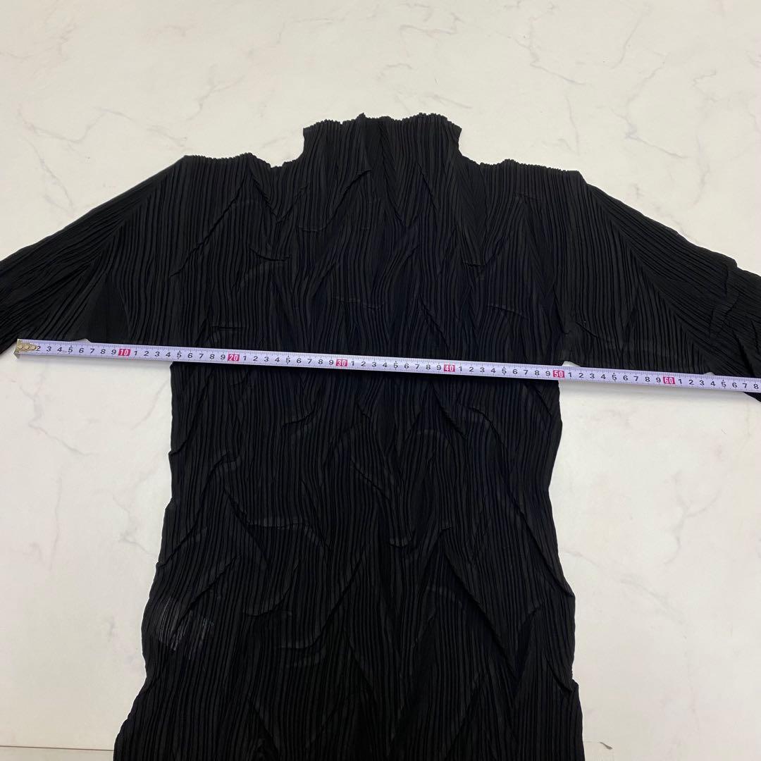 希少★ISSEY MIYAKE イッセイミヤケ ハイネックカットソー プリーツM