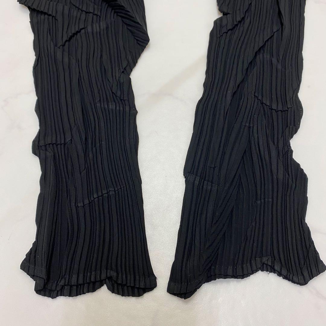 希少★ISSEY MIYAKE イッセイミヤケ ハイネックカットソー プリーツM