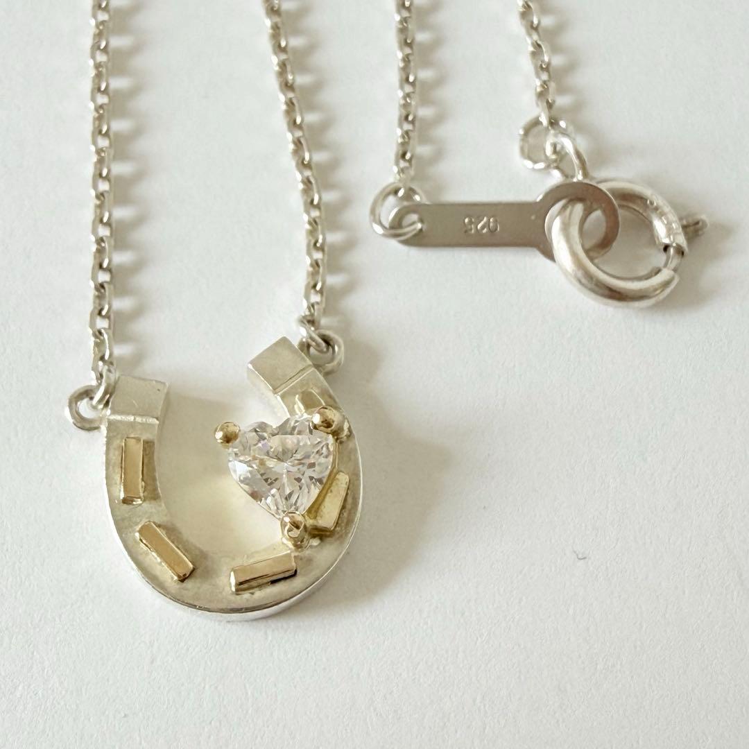 スタージュエリー　ホースシュー　K18　ゴールド　金　シルバー925　ネックレス