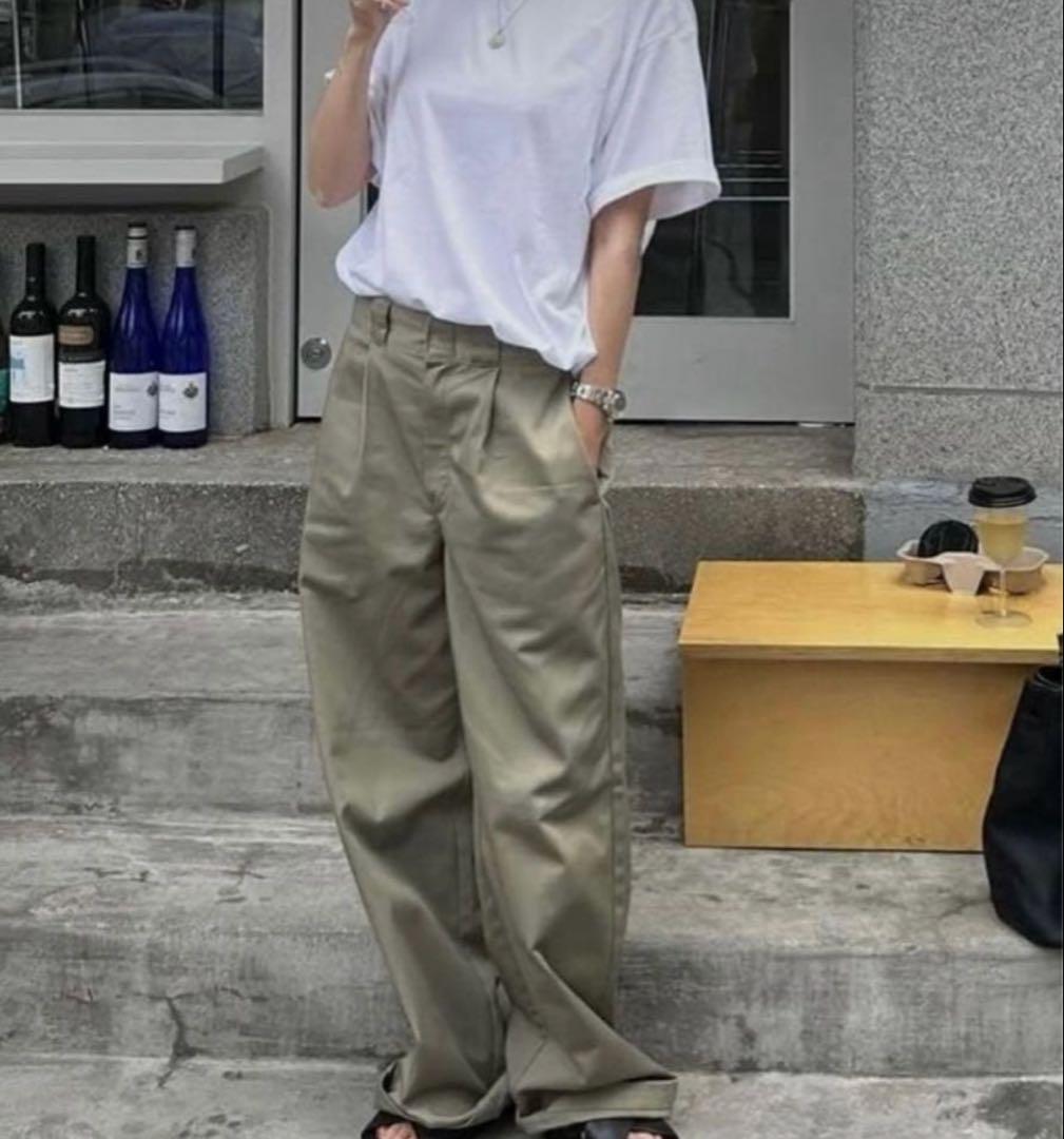ok.soon×dickies wide chino pants （初期カラー）
