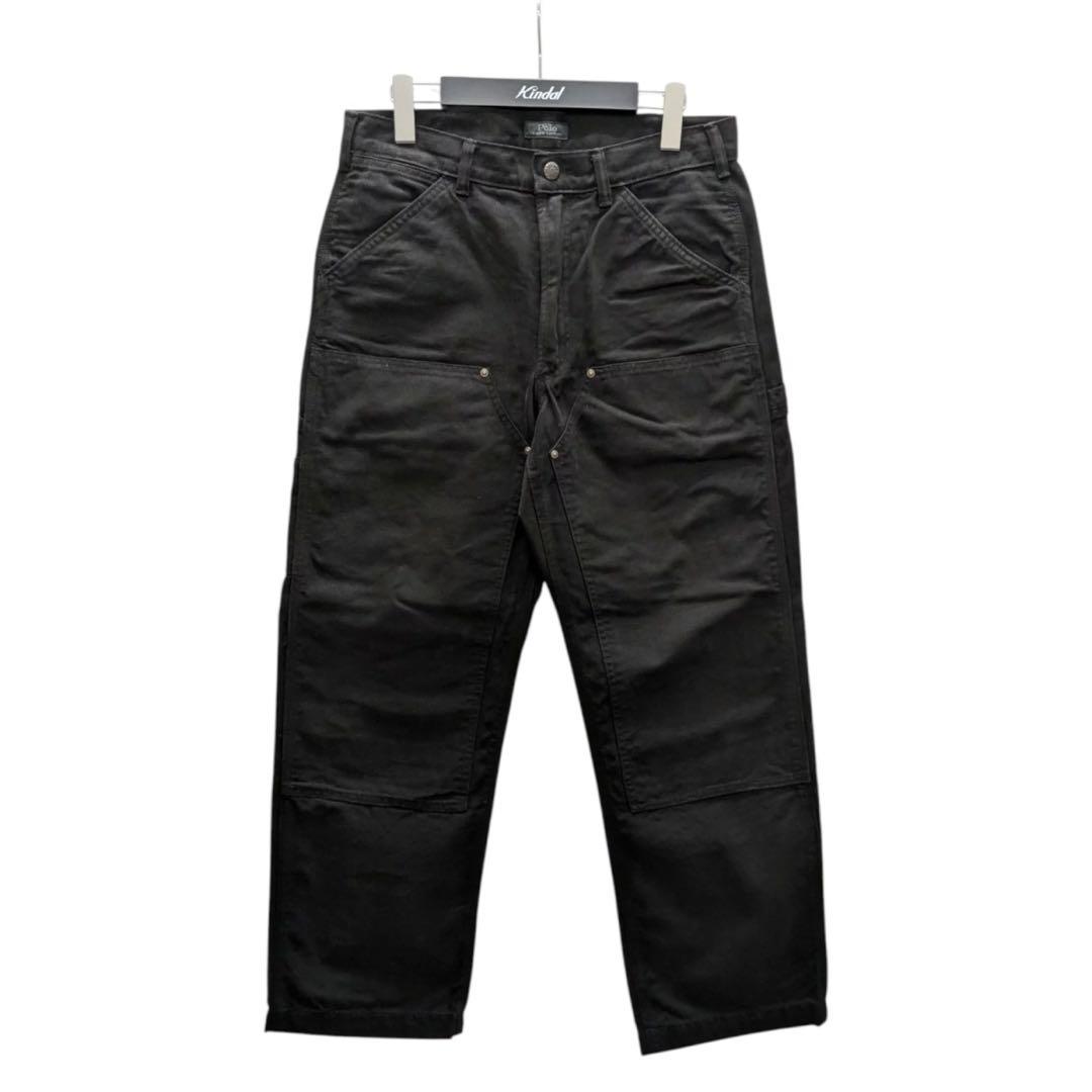 Polo Ralph Lauren ブラック ワークパンツ ダブルニー