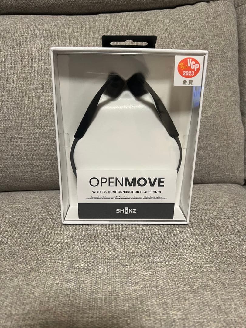 SHOKZ OPENMOVE 骨伝導イヤホン グレー