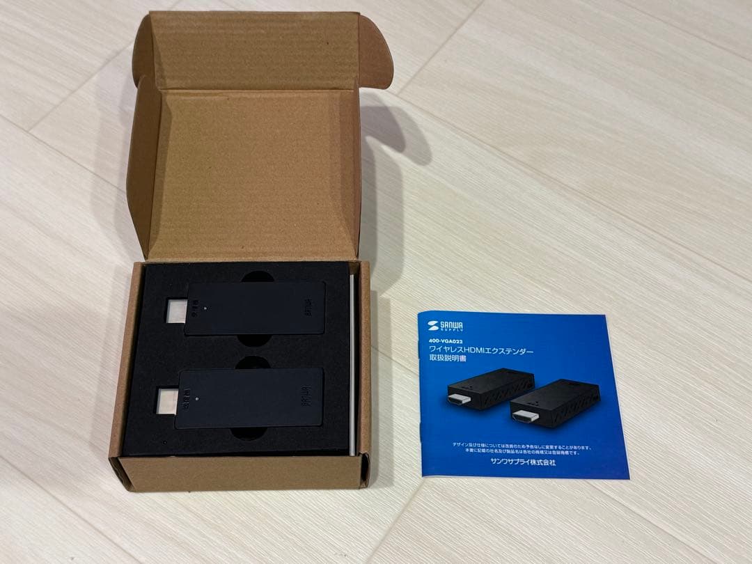sanwa supply ワイヤレスHDMIエクステンダー　400-VGA022