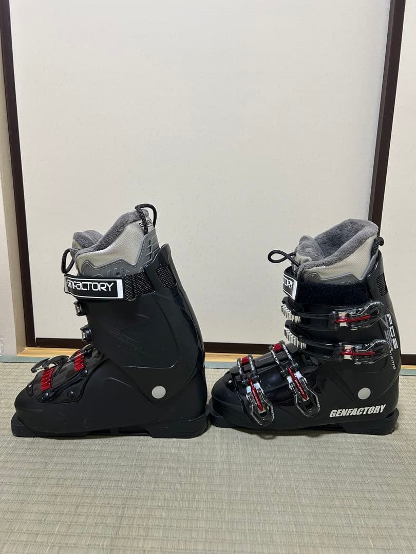 GENFACTORY スキー用ブーツ ブラック　26-26.5cm
